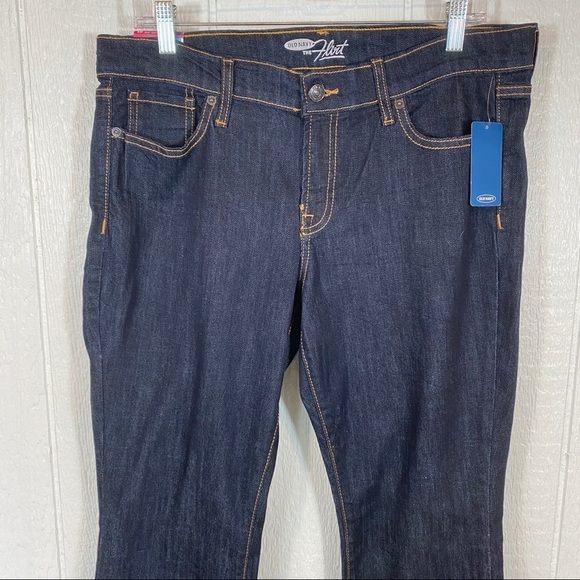 NEW Old Navy The Flirt Boot Cut Denim Blue Jeans - Picture 2 of 8